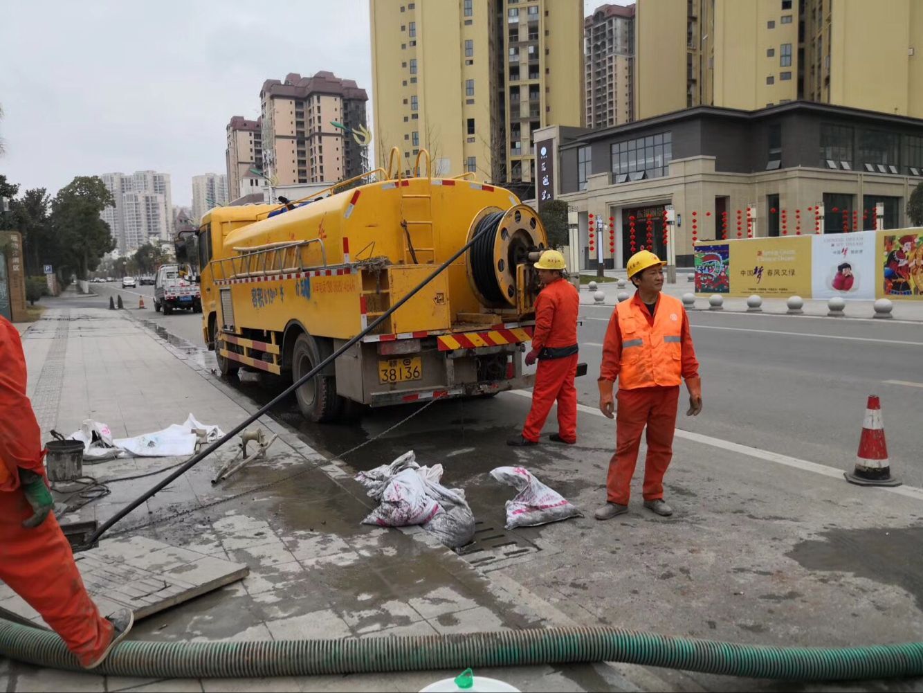 永春排污管道清淤-管道清洗